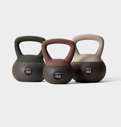 Soft Kettlebell Set - 10, 15, & 20 lbs