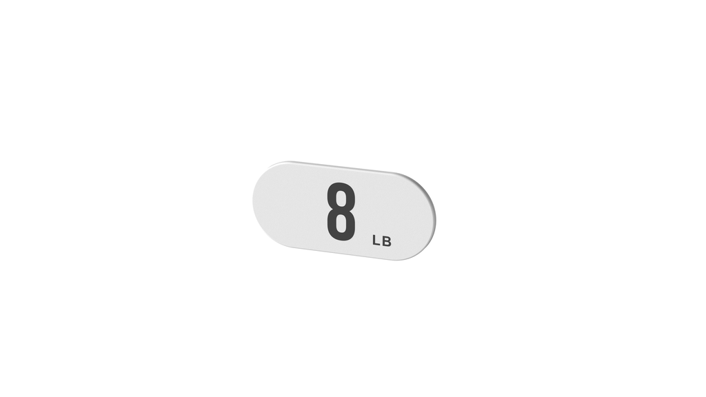 Magnetic Weight Label