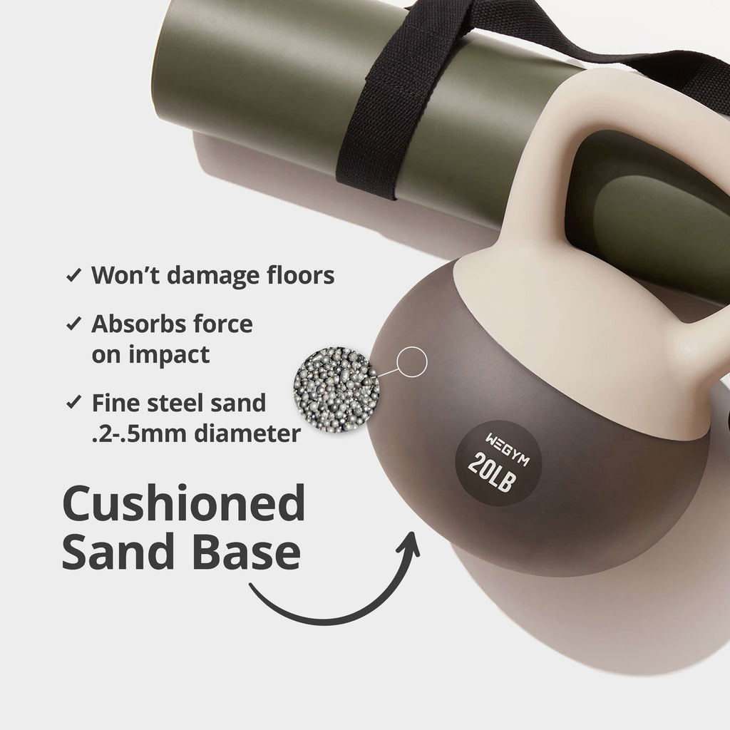 Soft Kettlebell Set - 10, 15, 20, 25 lbs